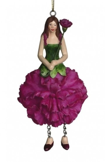 Amb105459 anjer meisje lila groen