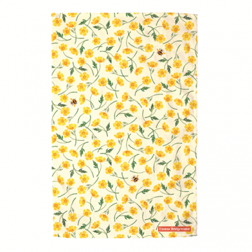 Bbc90914 buttercups tea towel