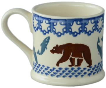 Bbf047392 bear and fish large mug 0