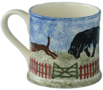 Bbg046281 bull and gate small mug