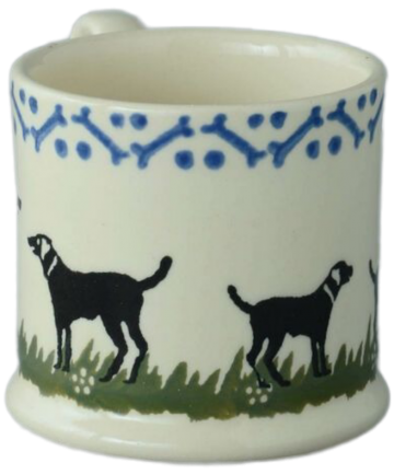 Bbl046001 black labrador small mug