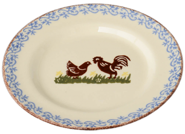Bch033020 cock and hen breakfast plate
