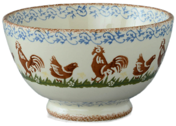 Bch06302 cock and hen deep bowl