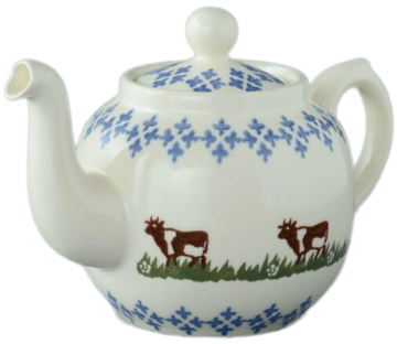 Bcw05112 cock and hen 4 cups teapot