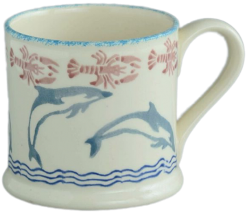 Bdl04706 dolphin leaping large mug