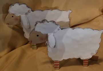 Bdp223590 stel servetclips schaap