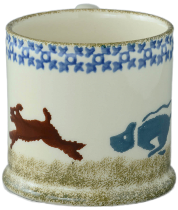 Bds047761 dog scotty chassing large mug