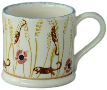 Bfp04605 fieldmice corn and poppies small mug