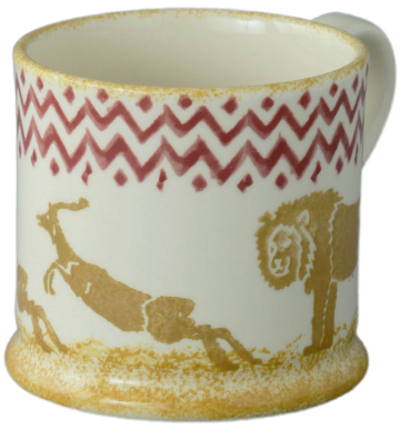 Bla046851 lion and antilope small mug