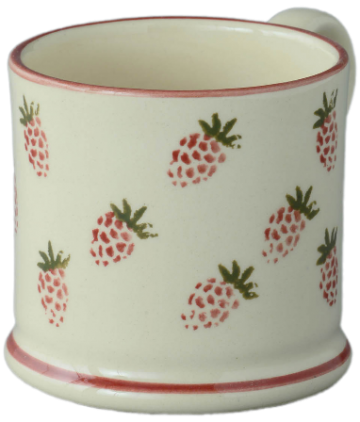 Brb046811 raspberries small mug