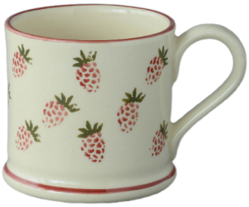 Brb046812 raspberries small mug