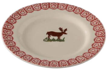 Brd03224 reindeer small side plate