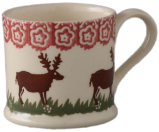 Brd04624 reindeer small mug