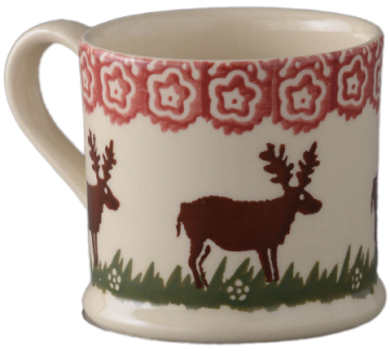Brd046242 reindeer small mug