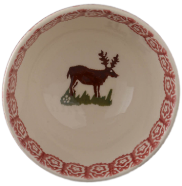 Brd060241 reindeer small bowl
