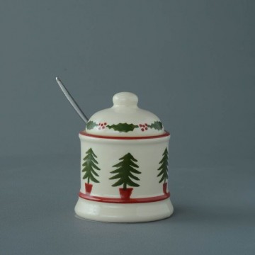 Btb051271 christmas tree jam pot