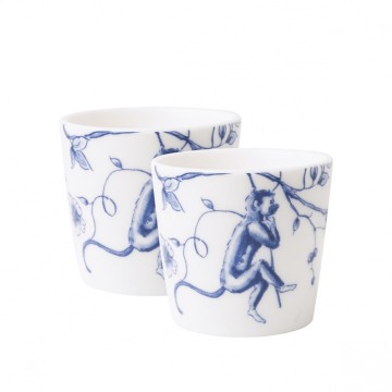 Dba30116 eierdopjes 2 stuks aapjes