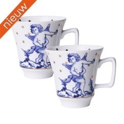 Dbk91693 koffiemok kerstengel set van 2