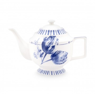 Dbt40117 theepot tulp met strepen