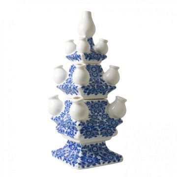 Dbt70350 tulpenvaas 3 delig bloemmotief