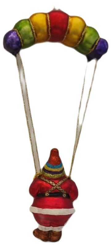 Hwh1216031 kerstman met parachute