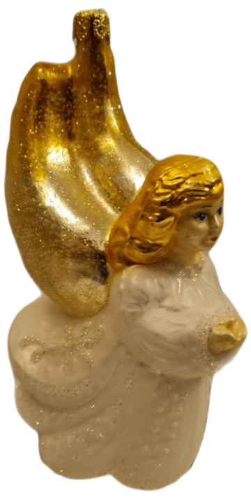 Hwh2309041 engel met gouden vleugels voorkant