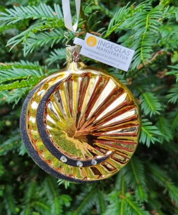 Igb1975210 komeet met 3 strass steentjes