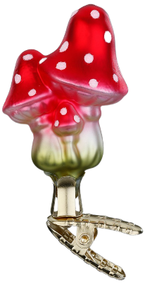 Igm1060241 drie mini paddenstoelen op clips