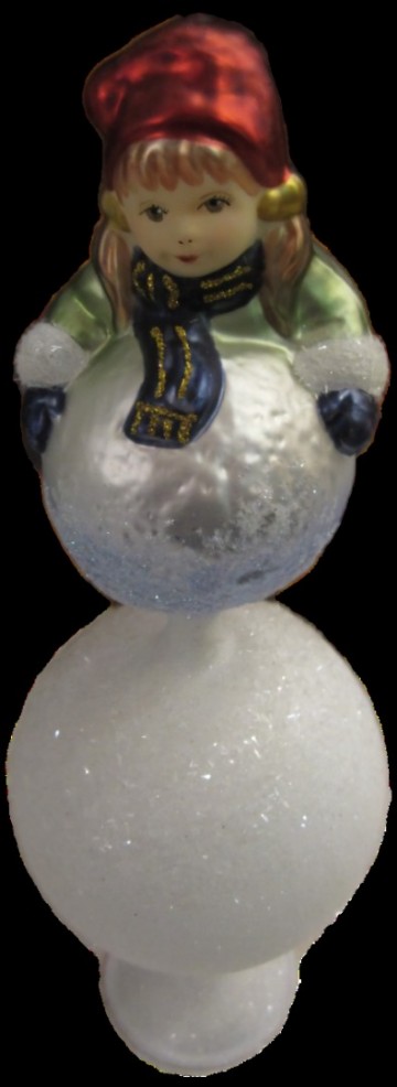 Igp1347211 sneeuwmeisje op piek rood mutsje