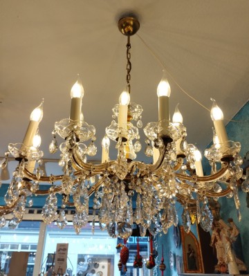 Kroonluchter 15 lichtpunten dubbel