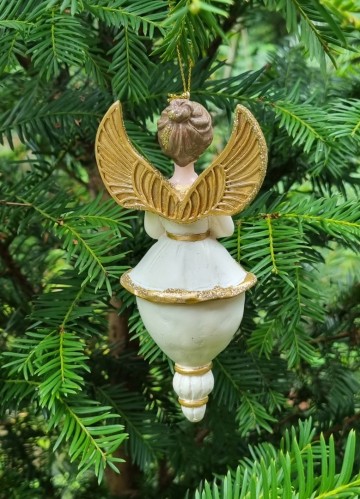 Me2408993 2 engelene hangend taps aflopend 1 met blond haar achterzijde