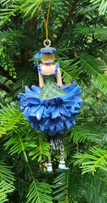 Mef1003891 hyacint meisje hangend blauw achterzijde