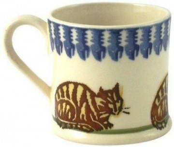 Tabby cat small mug btc04605